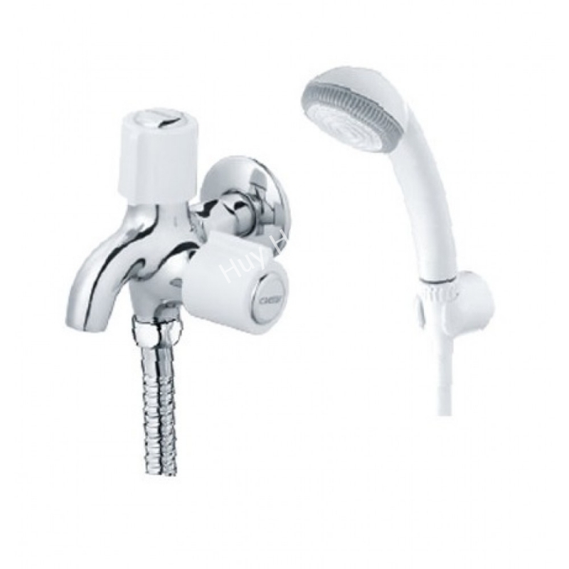 1-7905.jpg Vòi Sen Tắm Lạnh CAESAR S038CP Dây Nhựa Tay 1 Chế Độ - Ảnh 1