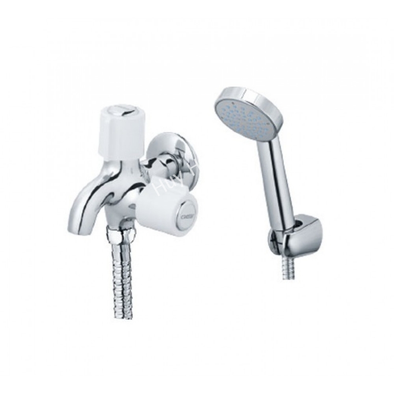 1-7906.jpg Vòi Sen Tắm Lạnh CAESAR S038C Dây Xi Tay 1 Chế Độ - Ảnh 1