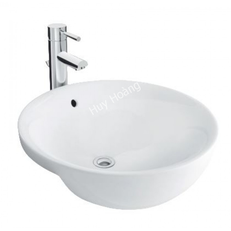 1-8544.jpg Chậu Rửa Mặt Lavabo Inax L-333V (L333V) Bán Âm Tròn - Ảnh 1