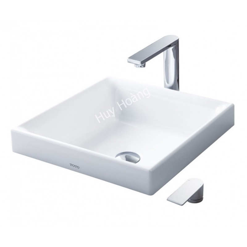 1-8599.jpg Chậu Rửa Mặt Lavabo TOTO LW1714B#XW Đặt Bàn - Ảnh 1