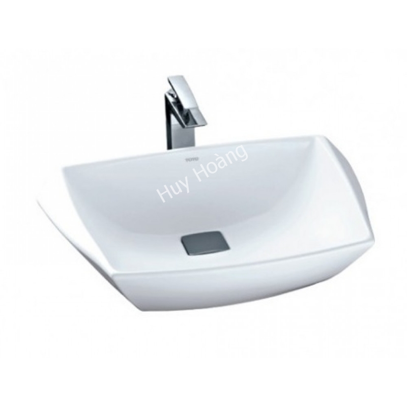 1-8602.jpg Chậu Rửa Mặt Lavabo TOTO LT681#W Đặt Bàn - Ảnh 1