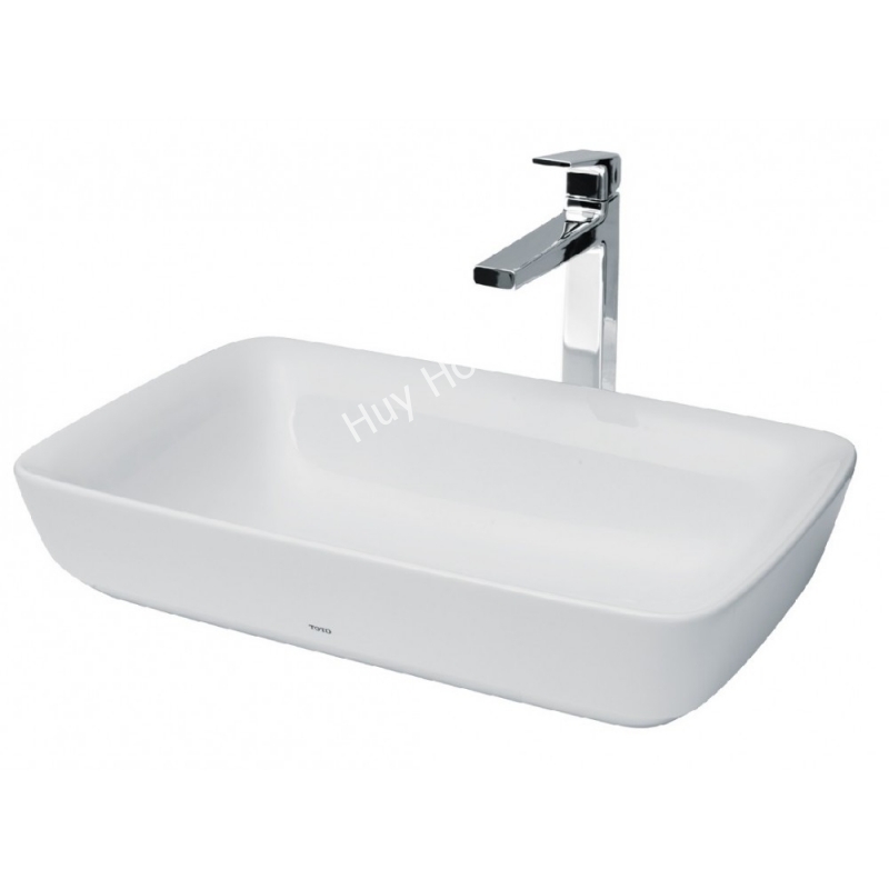 1-8618.jpg Chậu Rửa Lavabo TOTO PJS06WE#GW Đặt Bàn Trắng Bóng - Ảnh 1
