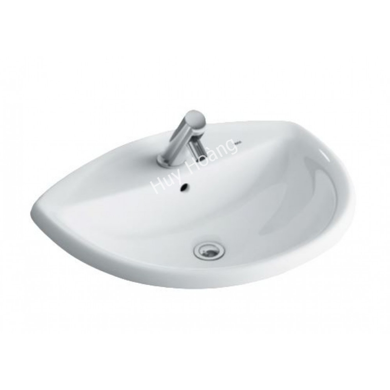 1-8659.jpg Chậu Rửa Lavabo Inax L-2396V Âm Bàn Dương Vành - Ảnh 1