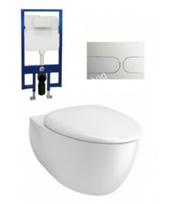 Bồn Cầu TOTO CW812RA/TC600VS/WH172A/MB175M#SS Treo Tường