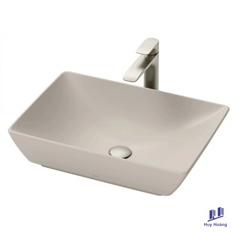 1-95.png Chậu Lavabo TOTO LT1735#MBE Đặt Bàn Màu Be Mờ 550x380 mm - Ảnh 1