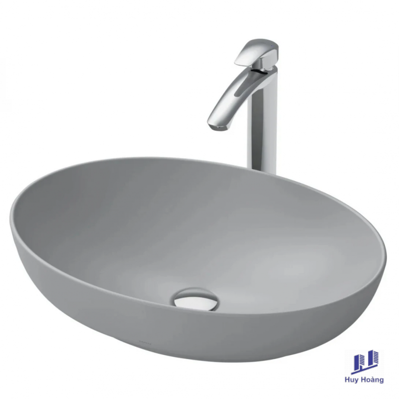 1-97.png Chậu Lavabo TOTO LT1705#MGR Đặt Bàn Màu Xám Mờ 550x380 mm - Ảnh 1