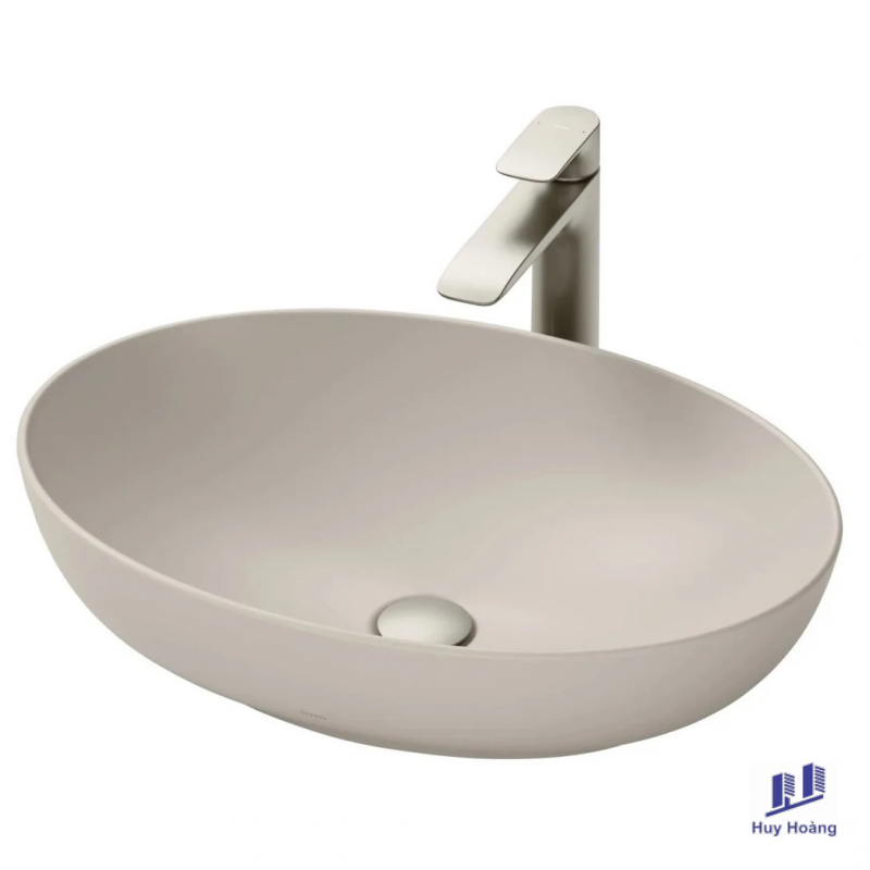 1-99.png Chậu Lavabo TOTO LT1705#MBE Đặt Bàn Màu Be Mờ 550x380 mm - Ảnh 1