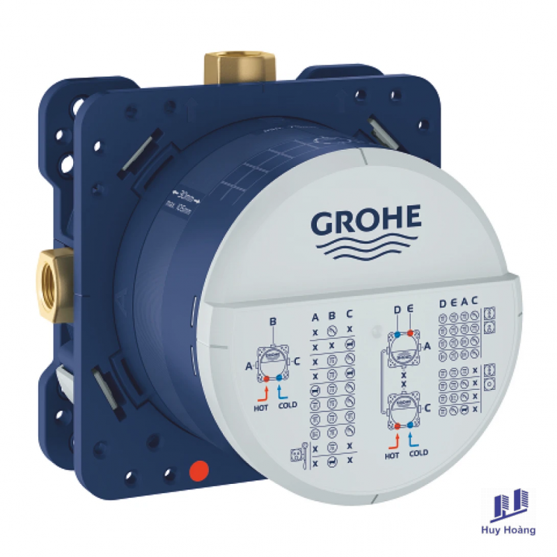 1-175.png Bộ Âm Ổn Nhiệt Grohe SmartBox Universal 35600000 Gắn Tường - Ảnh 1