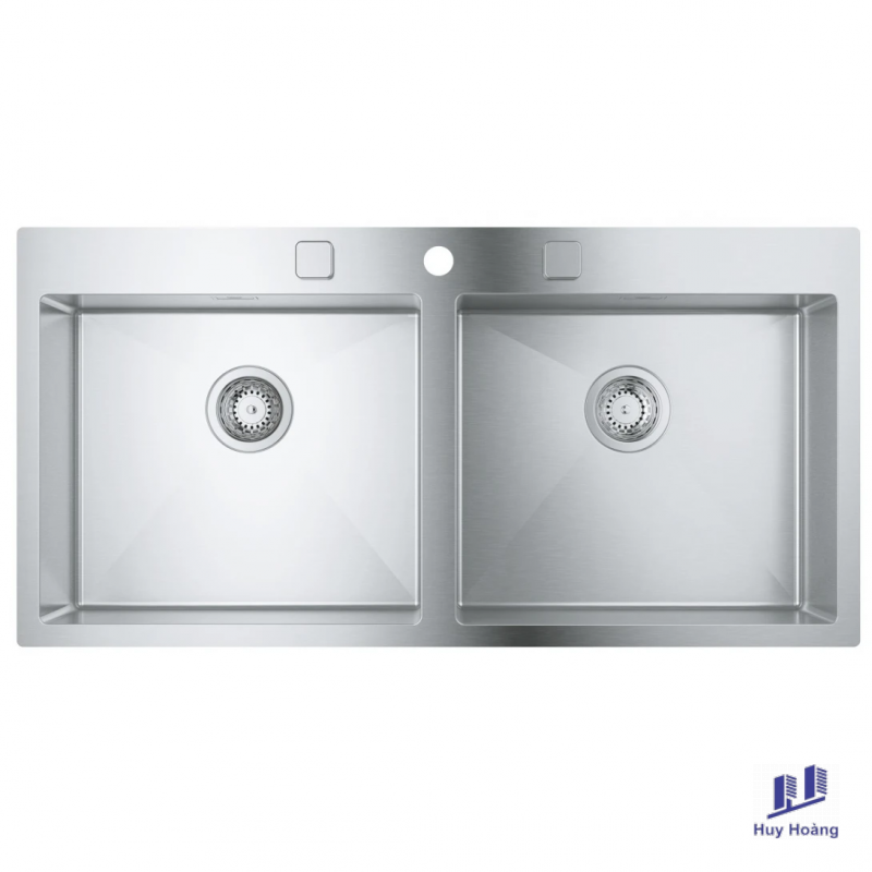 1-184.png Chậu Rửa Chén Grohe AISI 304 K800 31585SD1 2 Hộc - Ảnh 1