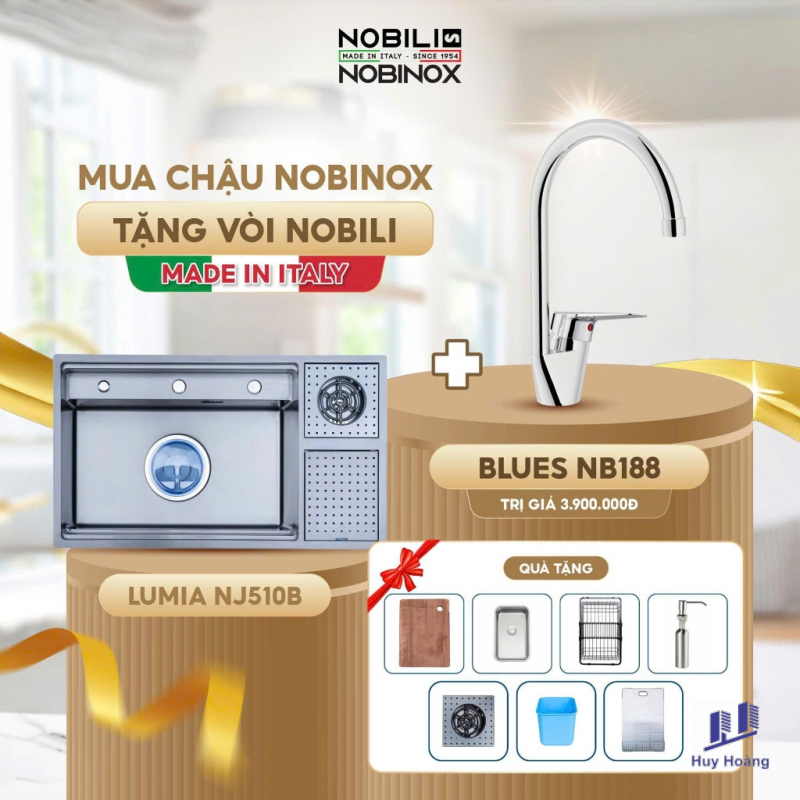 1-223.png Chậu rửa chén NoBiNox NJ510B - Ảnh 1