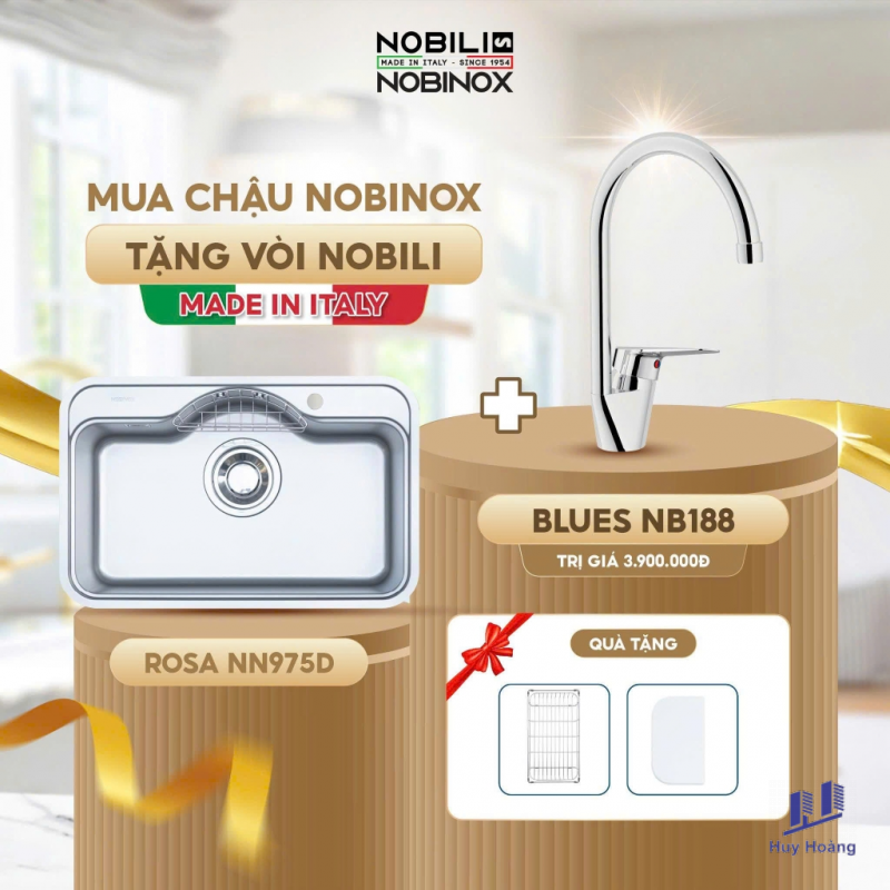 1-234.png Chậu rửa chén NoBiNox NN975D - Ảnh 1
