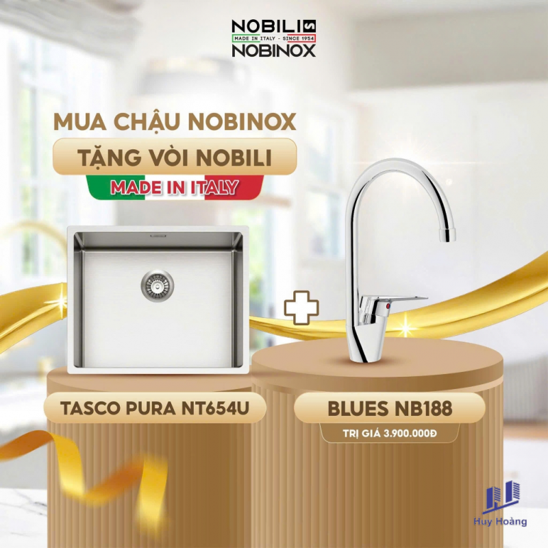 1-241.png Chậu rửa chén NoBiNox NT654U - Ảnh 1