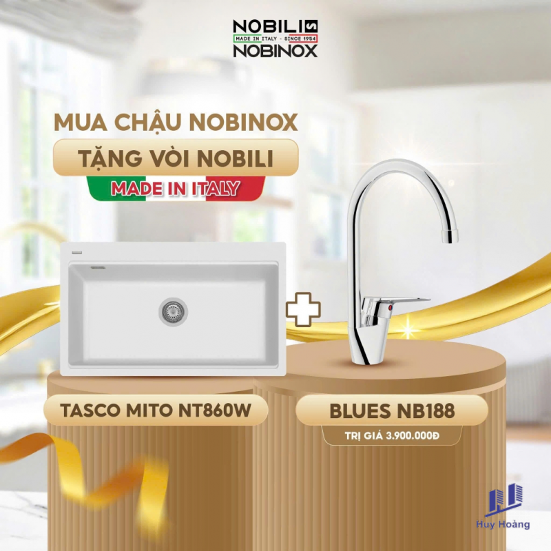 1-248.png Chậu rửa chén NoBiNox NT860W - Ảnh 1