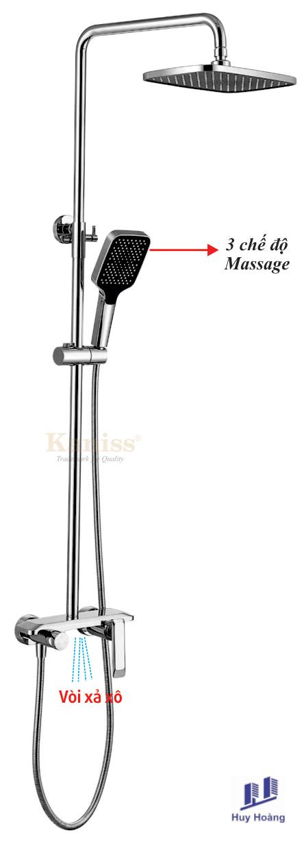 Sen tắm đứng nóng lạnh Kaniss KS-2029N