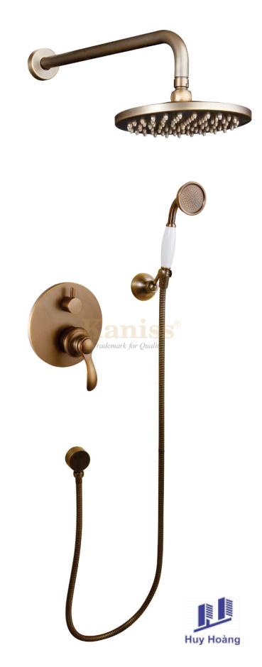 Sen tắm đứng nóng lạnh âm tường Kaniss KS-8007G