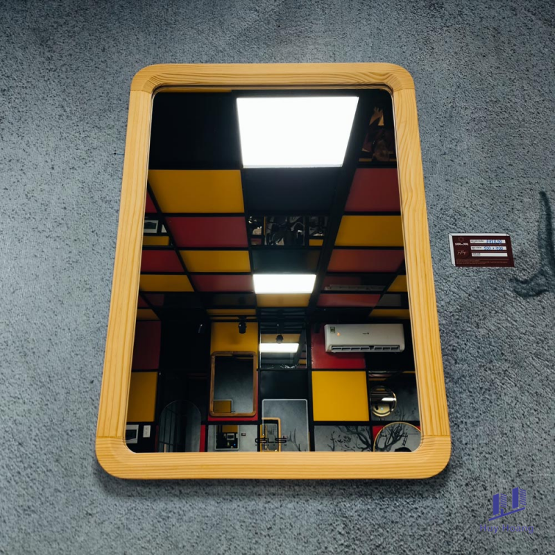 1-342.png Gương Khung Gỗ Màu Honey GLS F47R30 50 x 70 cm - Ảnh 1