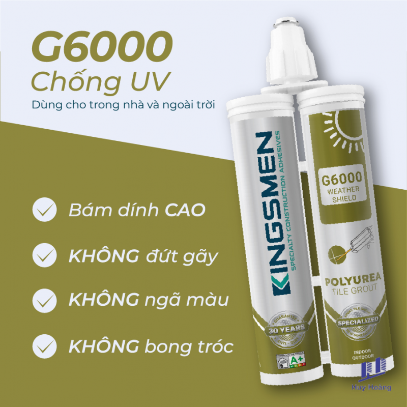 1-362.png Keo Ron Gạch Kingsmen G6000 Chống UV - Sử dụng trong nhà & ngoài trời - Ảnh 1
