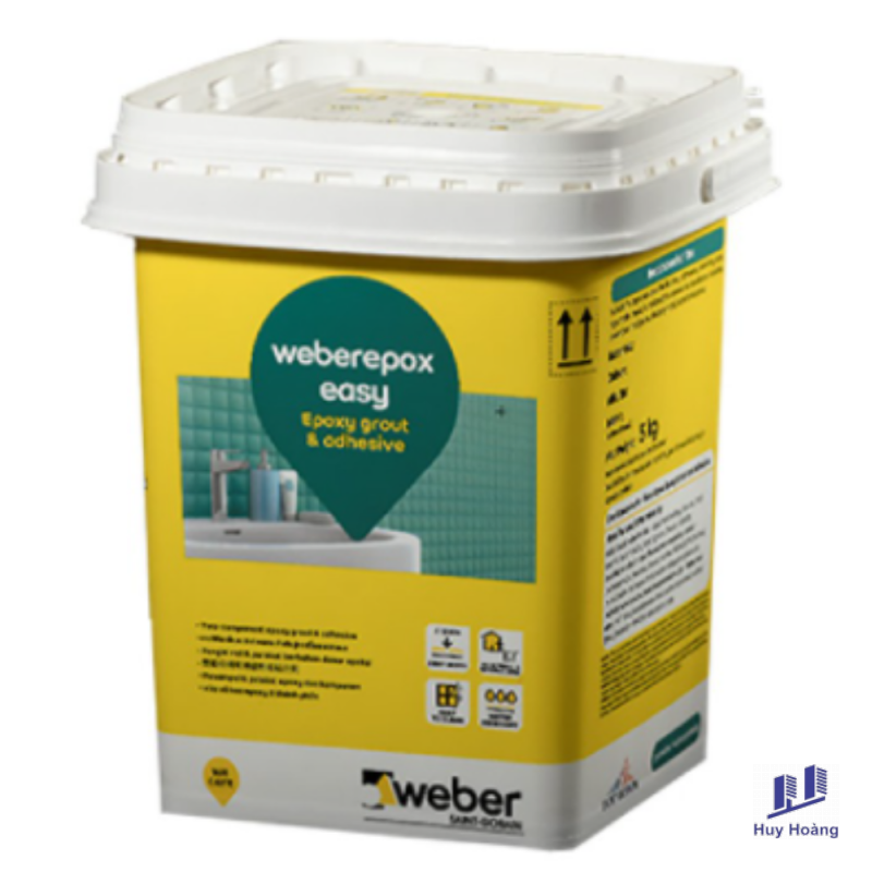 1-367.png Keo dán gạch & chà ron WEBER 2 TRONG 1 GỐC EPOXY Weberepox Easy - Ảnh 1