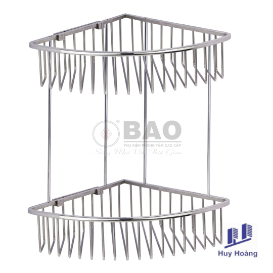 1-401.png Kệ góc Inox BẢO hai tầng BN520 - Ảnh 1