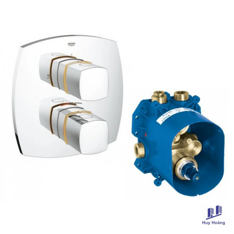 1-571.png Mặt Điều Khiển Sen Grohe Grandera 19948IG0 + Bộ Trộn Ổn Nhiệt 35500000 - Ảnh 1
