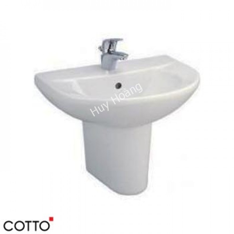 1-66.jpg Chậu Lavabo COTTO C014/C4201 Wendy Chân Ngắn - Ảnh 1