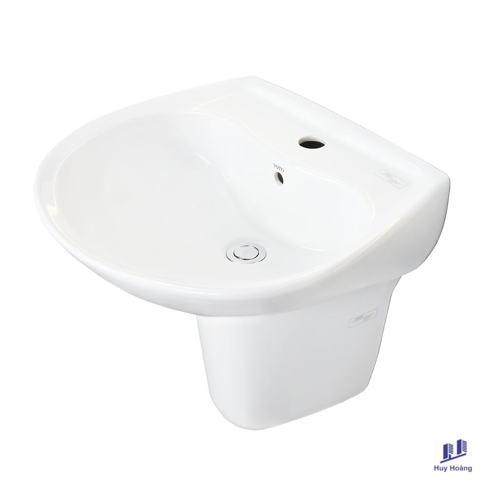 1-69.jpg Chậu Lavabo TOTO LHT300CR Treo Tường Chân Ngắn - Ảnh 1