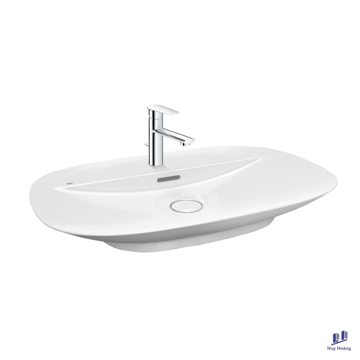1-70.jpg Chậu Rửa Lavabo Inax AL-S640V (ALS640V) Đặt Bàn Aqua Ceramic - Ảnh 1