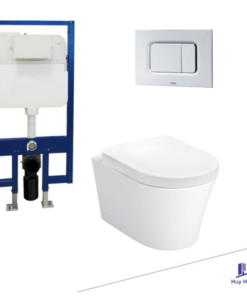 Bồn Cầu TOTO CW553/WH172A/TC384CVK/MB170P#SS Treo Tường