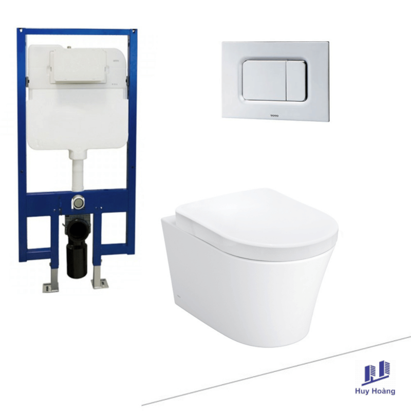 1-81.png Bồn Cầu TOTO CW553/WH172A/TC384CVK/MB170P#SS Treo Tường - Ảnh 1