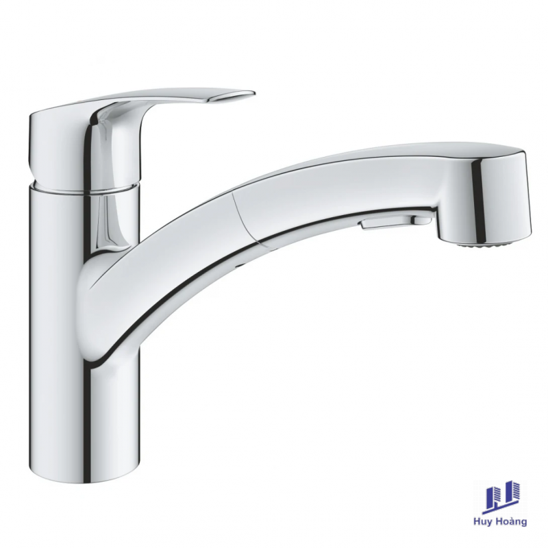 1-838.png Vòi Rửa Chén Grohe 30305001 Eurosmart OHM Nóng Lạnh Rút Dây - Ảnh 1