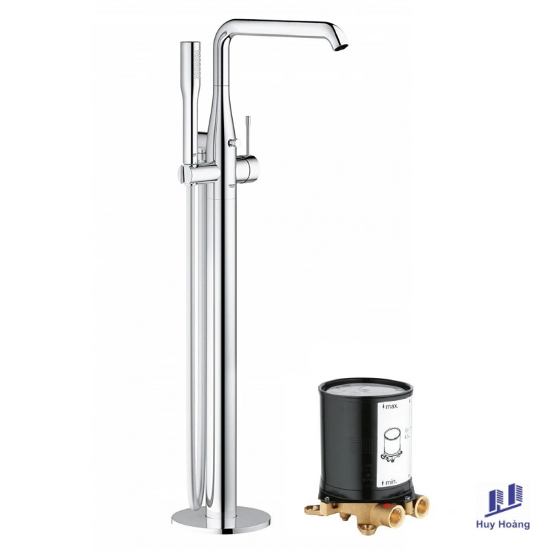 1-881.png Vòi Sen Xả Bồn Tắm Grohe Essence New 23491001 + 29086000 Đặt Sàn - Ảnh 1