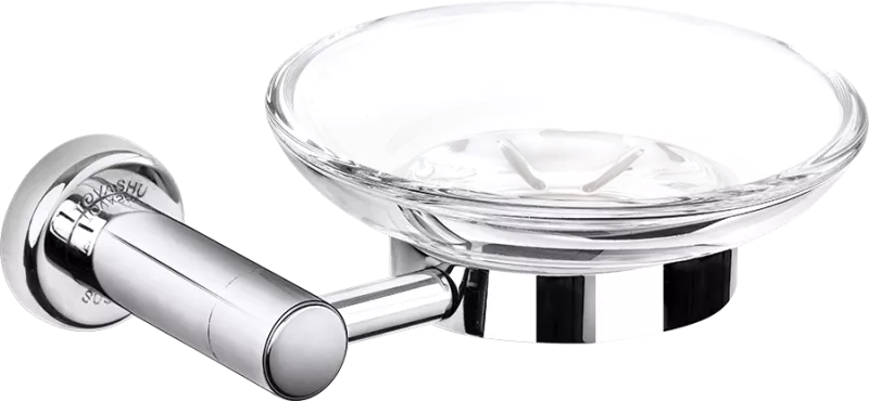 Kệ xà bông kiếng nắp tròn inox 304 Tovashu B2
