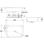 Chậu Rửa Mặt Lavabo Grohe 39124001 Eurosmart Đặt Bàn – ảnh chi tiết 2